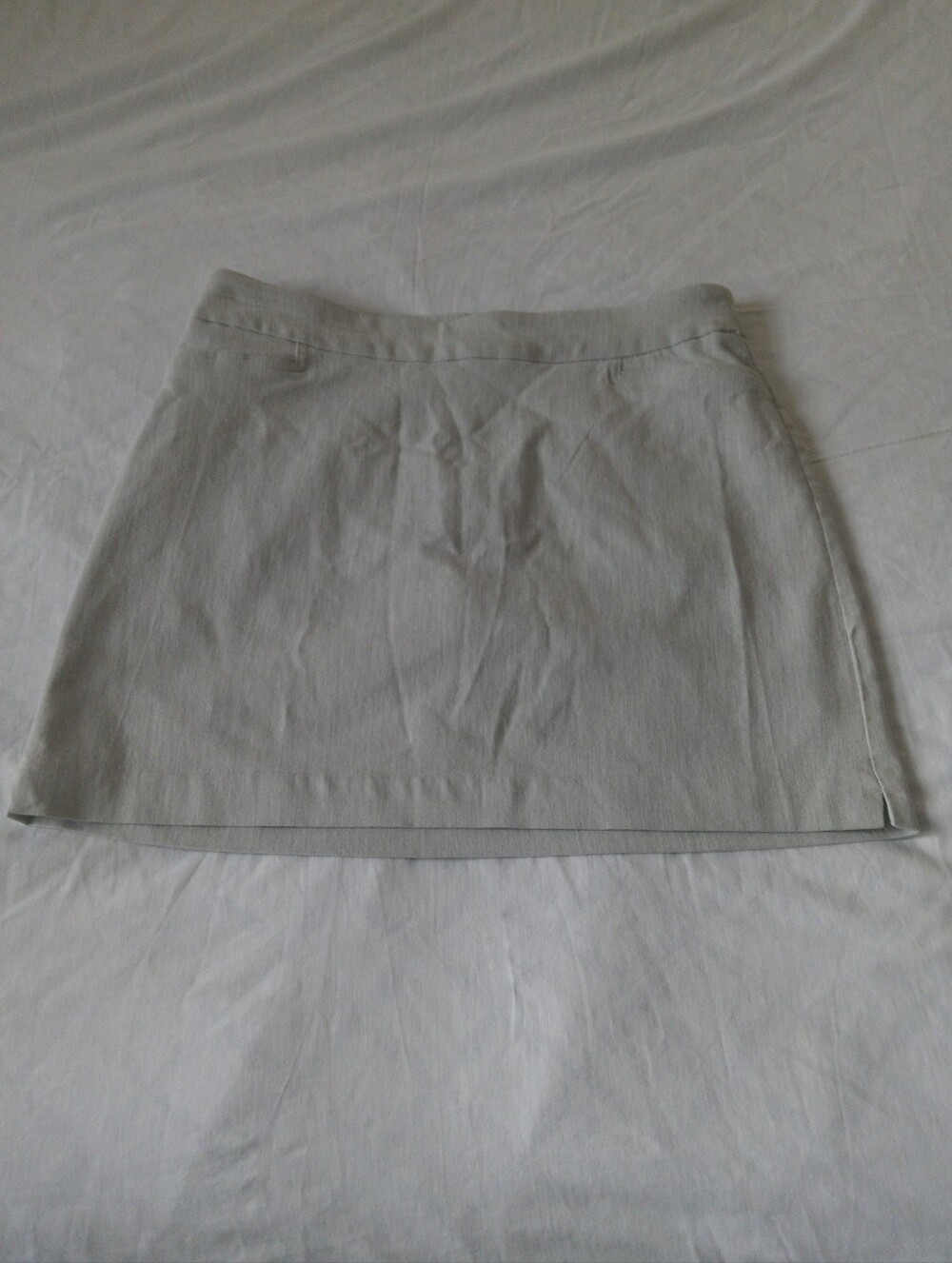 croft & barrow Light Gray Stretch Skort